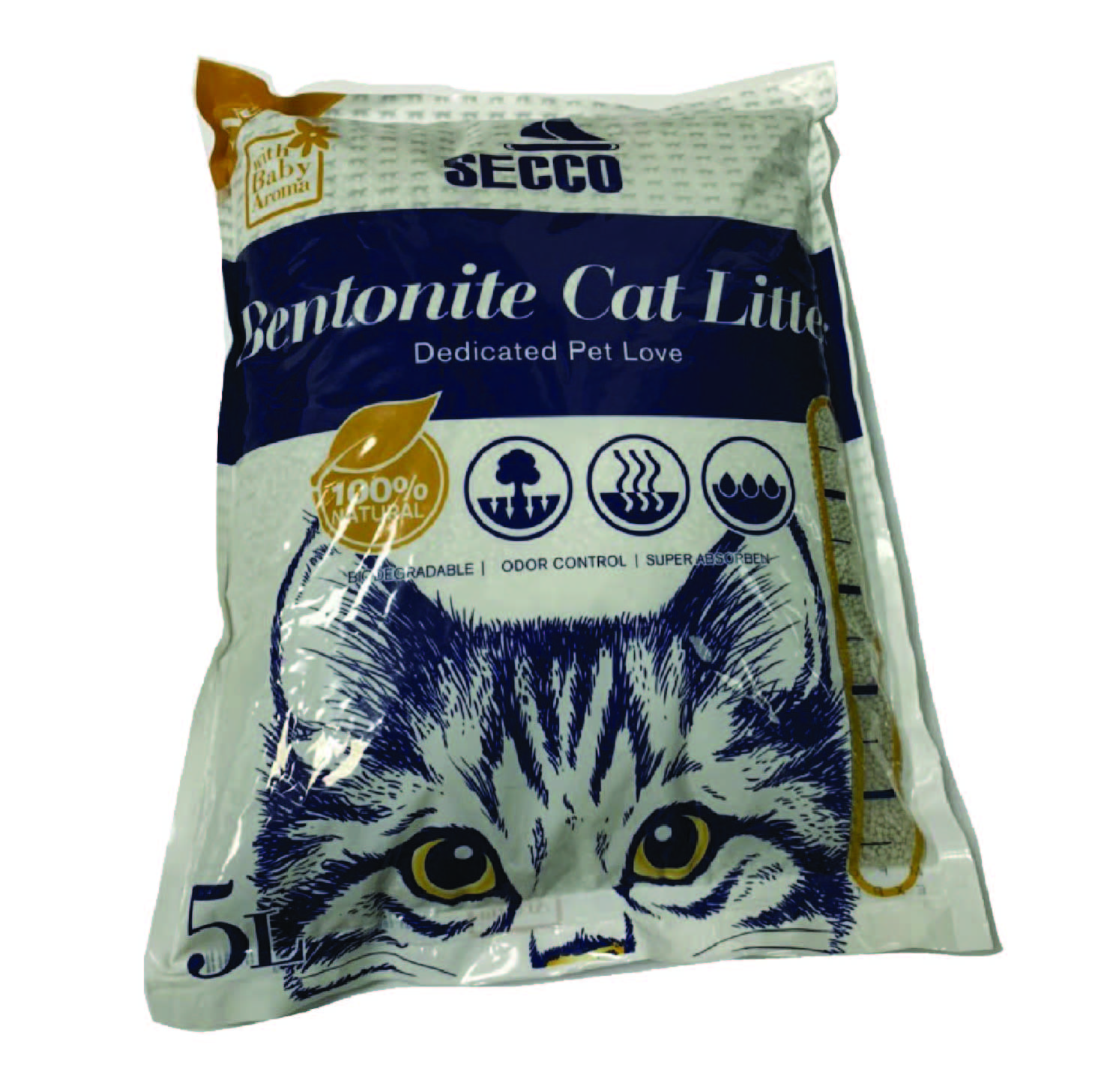 Bentonite Cat Litter 5L