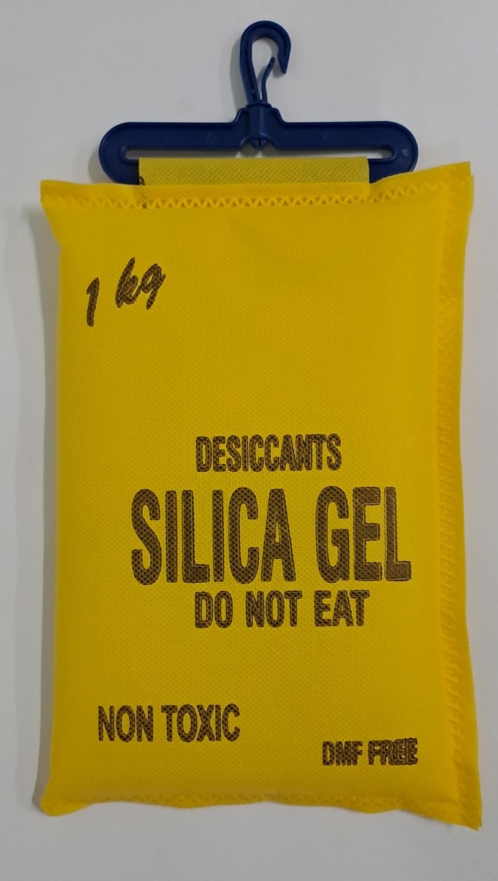 Silica Gel Desiccants 1kg with yellow package