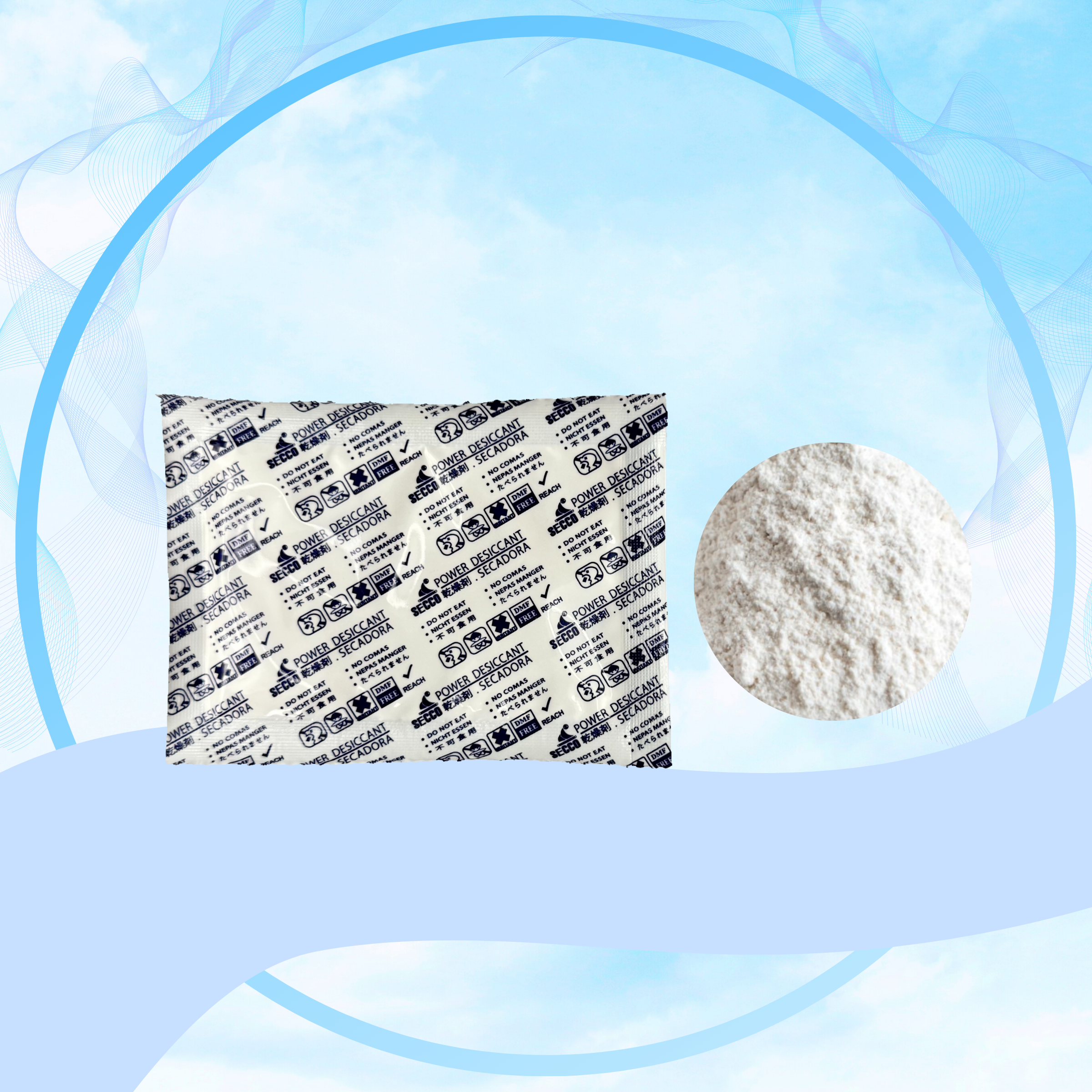 BỘT HÚT ẨM POWER DRY XANH GÓI 20GRAM