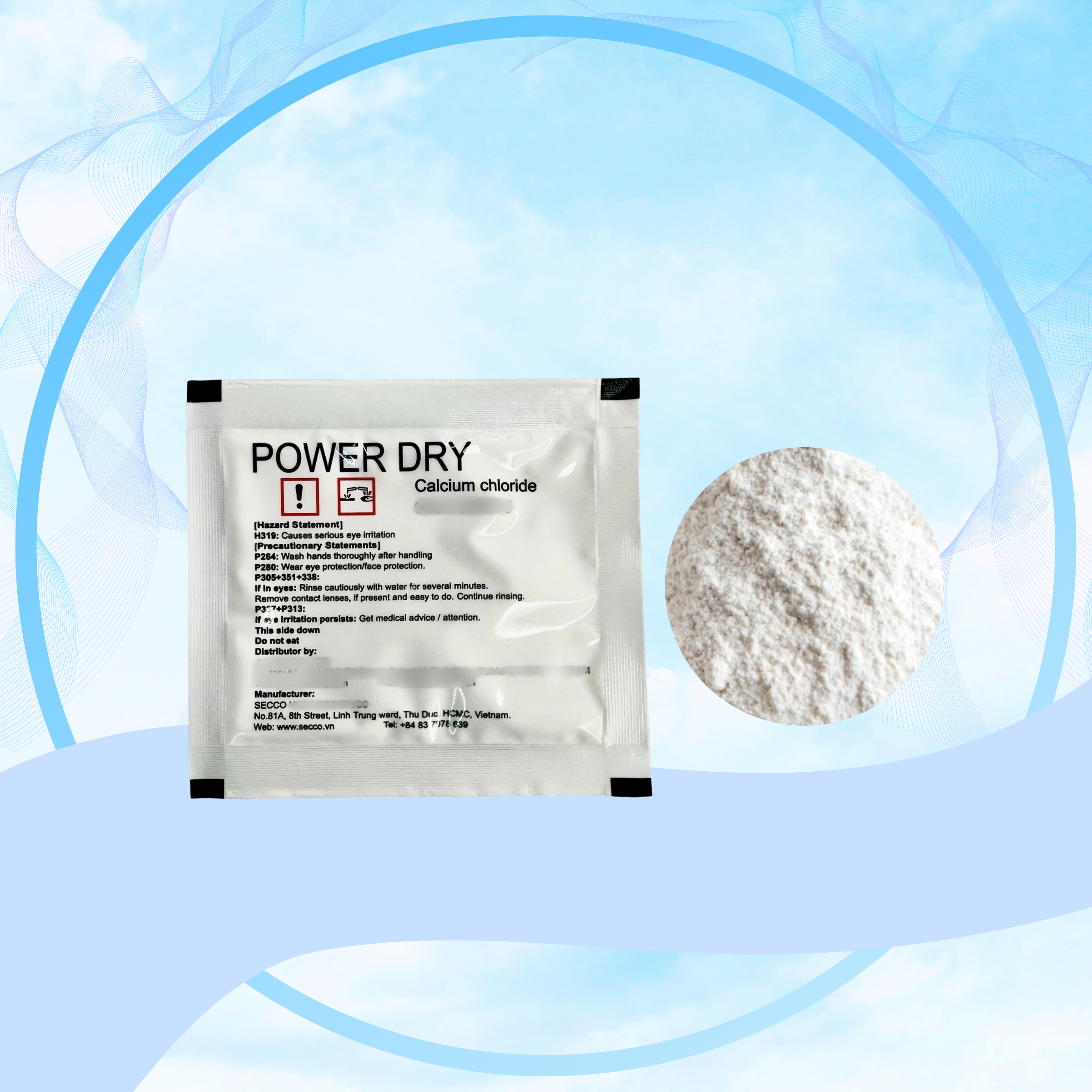 BỘT HÚT ẨM POWER DRY GÓI 20GRAM