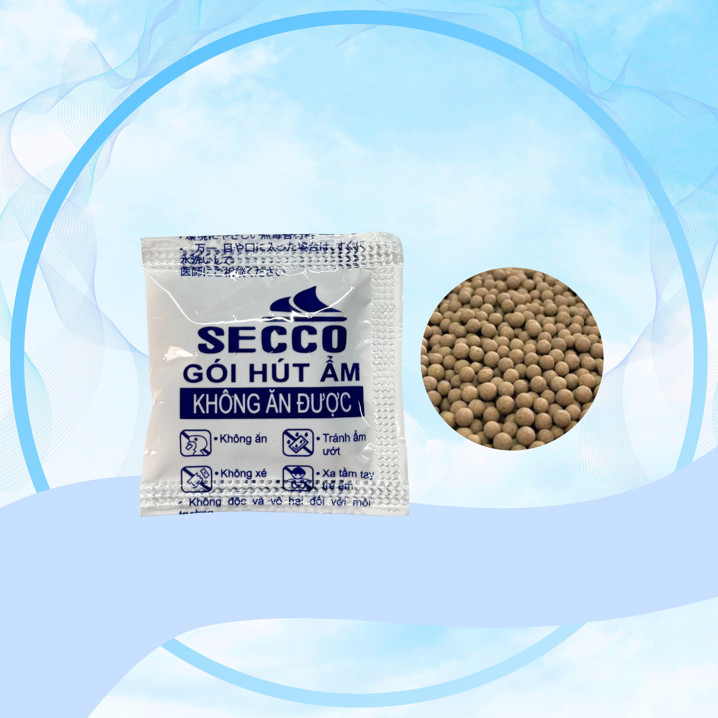 GÓI HÚT ẨM CLAY 10GRAM