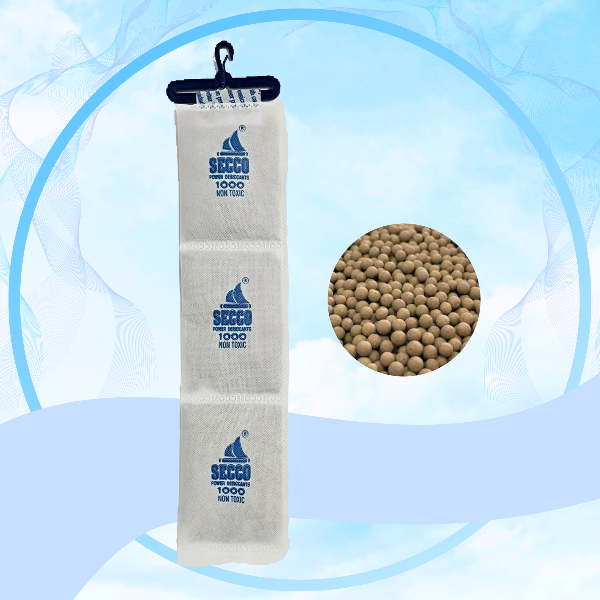 DÂY TREO HÚT ẨM 1KG/3 TÚI