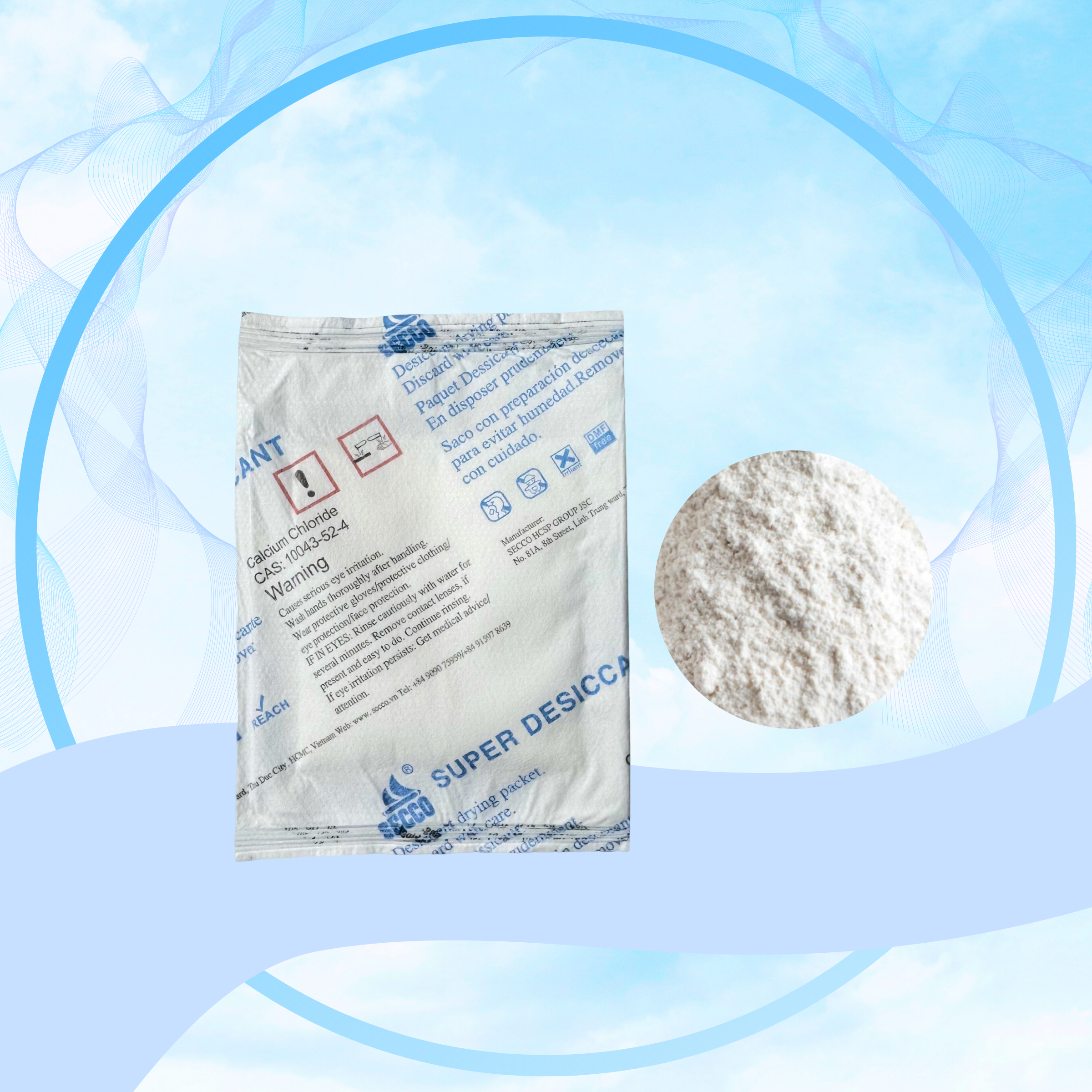 BỘT HÚT ẨM GÓI 25GRAM 2 LỚP