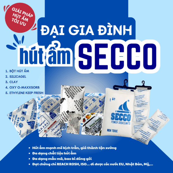 Đại gia đình hút ẩm SECCO