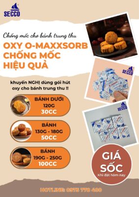 Hướng dẫn dùng gói hút oxy trong hộp bánh trung thu đúng cách