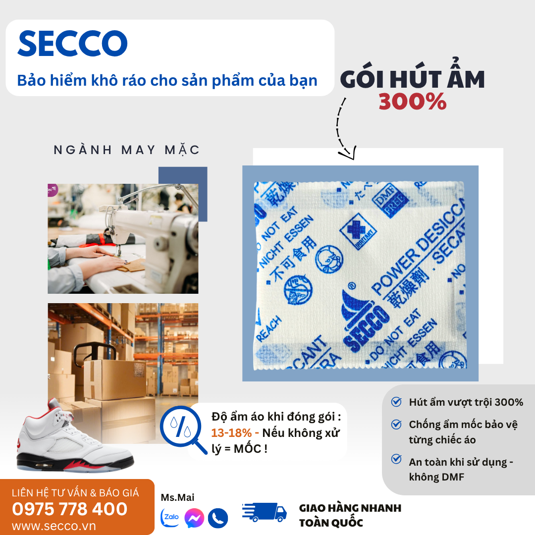 Hình ảnh quần jean xuất khẩu đóng gói kèm túi hút ẩm.