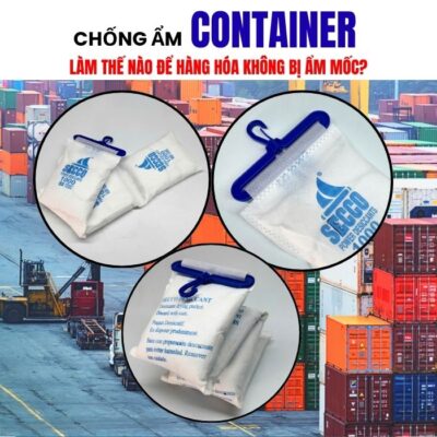 ngăn mốc Container hiệu quả với gói hút ẩm, bột hút ẩm Secco