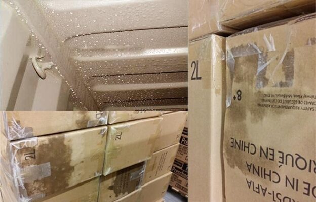 ngăn ngừa tình trạng mưa container với bột secco hút ẩm vượt trội
