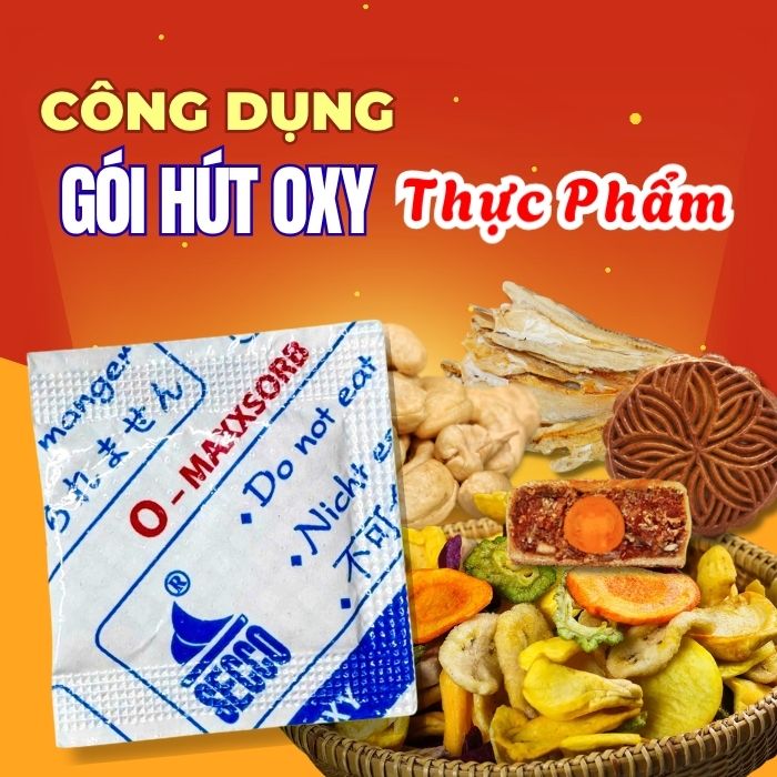 công dụng quan trọng của gói hút oxy trong bảo quản thực phẩm