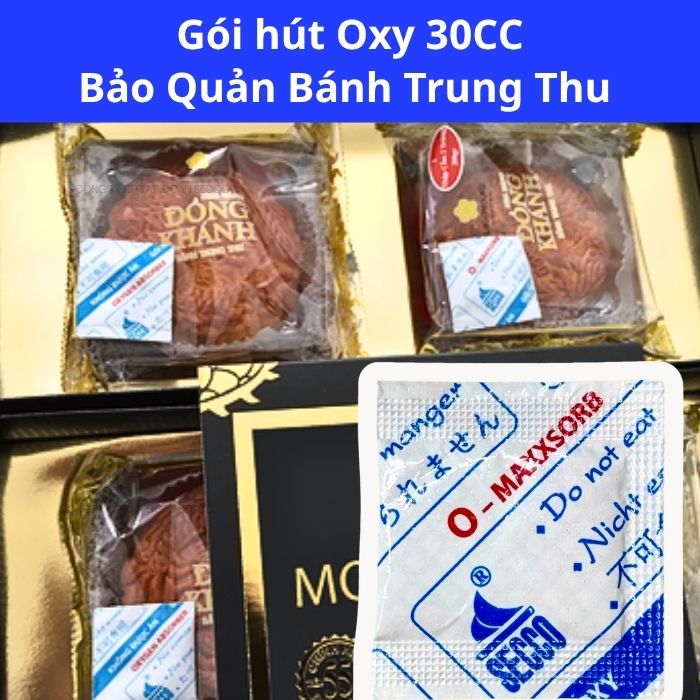 giải pháp chống mốc hiệu quả thực phẩm, bánh trung thu gói hút oxy Secco