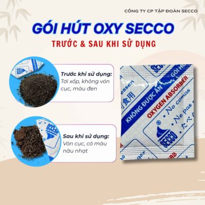 giải pháp chống mốc thực phẩm với gói hút Oxy Secco