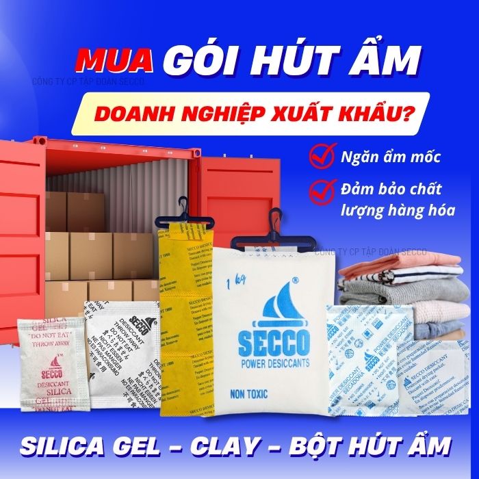 mua gói hút ẩm chất lượng ở đâu cho doanh nghiệp xuất khẩu