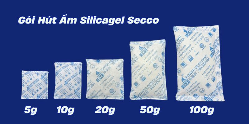gói chống ẩm Silicagel chính hãng Secco
