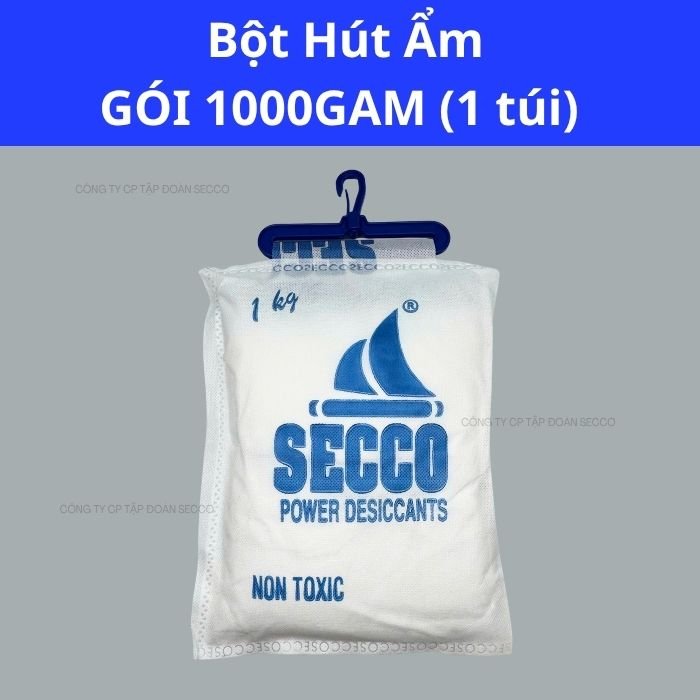 Túi Bột Hút Ẩm Treo Container 1Kg