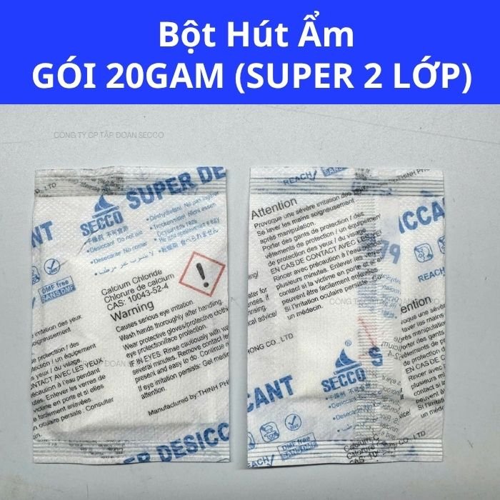 Bột Hút Ẩm Công Nghiệp Ngành may Mặc, Điện Tử, Gỗ Nội Thất