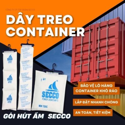 Bột Hút Ẩm Công Nghiệp treo Container Xuất Khẩu