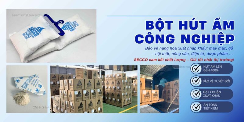 Bột Hút Ẩm Công Nghiệp Ngành may Mặc, Điện tử, gỗ Nội thất