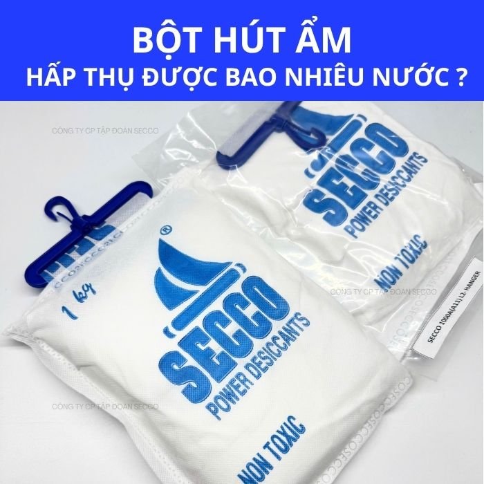 Bột Hút Ẩm Hấp Thụ Được Bao Nhiêu Nước ?