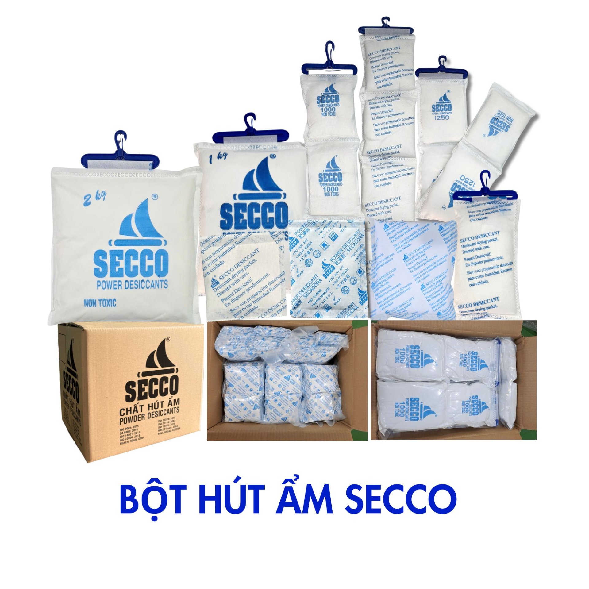 Giải pháp chống ẩm hiệu quả container với bột hút ẩm Secco