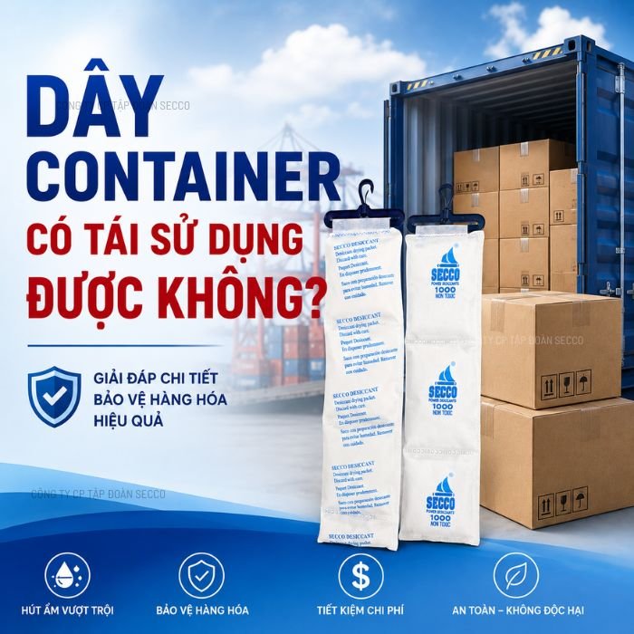 Dây Hút Ẩm Container có Tái Sử Dụng Được Không ?