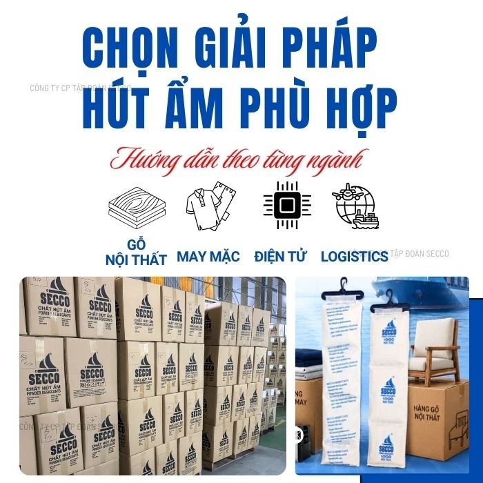 Giải pháp hút ẩm phù hợp cho nhiều ngành hàng ?
