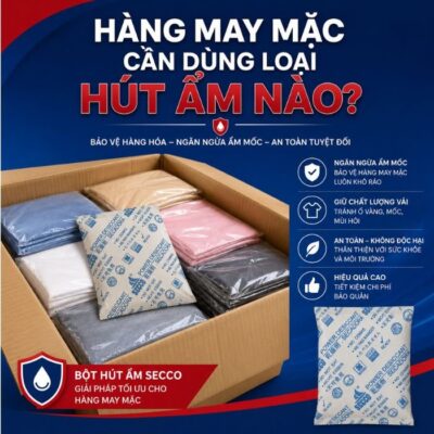Hàng May Mặc Cần dùng loại hút ẩm nào ?