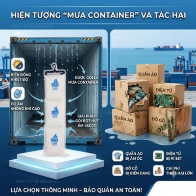 Vì Sao Container Bị Đọng Sương và Giải pháp phòng tránh?
