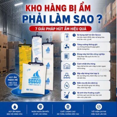 Kho hàng bị ẩm phải làm sao và giải pháp chống ẩm hiệu quả ?