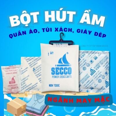 Bột hút ẩm cho quần áo, giày dép và túi xách xuất khẩu