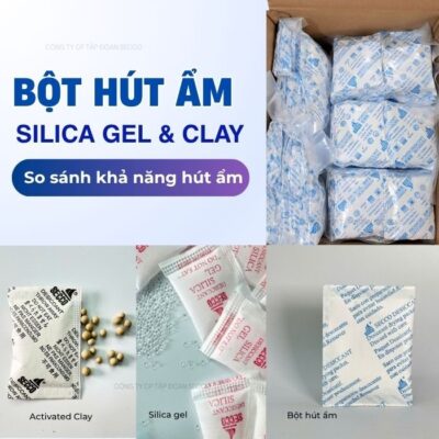 Silica Gel, Clay Hay Bột Hút Ẩm Secco? So Sánh Khả Năng Hút Ẩm Từng Loại