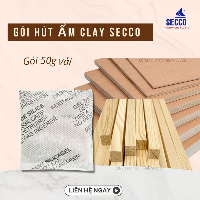 Gói Hút Ẩm Clay Ngành Gỗ - Nội Thất