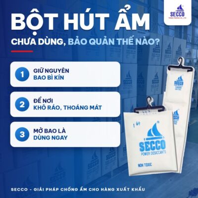 Bảo Quản Bột Hút Ẩm Đúng Cách
