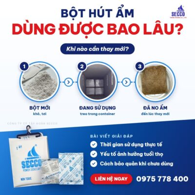 Bôt Hút Ẩm Dùng Được Bao Lâu Khi nào cần thay mới ?