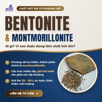 Gói Hút Ẩm Bentonite