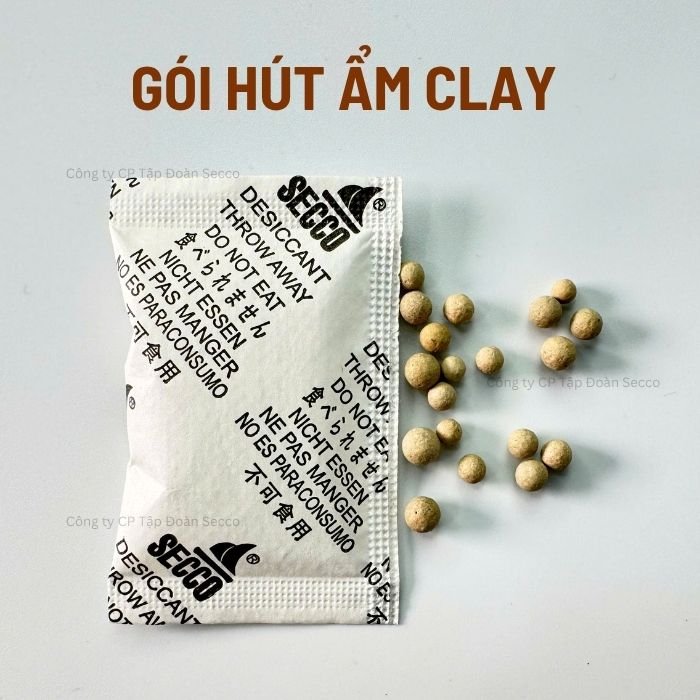 Gói hút ẩm clay là gì, thành phần và công dụng