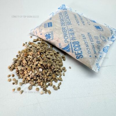 Nguyên liệu bentonite tự nhiên dùng sản xuất gói hút ẩm đất sét.